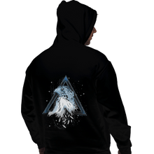 Load image into Gallery viewer, Shirts Pullover Hoodies, Unisex / Small / Black Wings of Silver Nerves of Steel