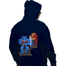 Load image into Gallery viewer, Shirts Zippered Hoodies, Unisex / Small / Navy Torn Between Beasts