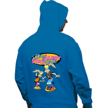 Load image into Gallery viewer, Daily_Deal_Shirts Pullover Hoodies, Unisex / Small / Sapphire Stay Safe!
