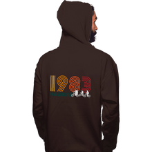 Load image into Gallery viewer, Secret_Shirts Pullover Hoodies, Unisex / Small / Dark Chocolate Hawkins 1983