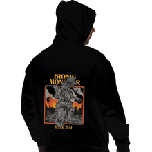 Load image into Gallery viewer, Shirts Pullover Hoodies, Unisex / Small / Black Bionic Monster Since 1974