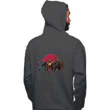 Load image into Gallery viewer, Daily_Deal_Shirts Pullover Hoodies, Unisex / Small / Charcoal Straw Hats, Magic, And Kung Fu