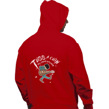 Load image into Gallery viewer, Shirts Zippered Hoodies, Unisex / Small / Red Toss A Coin Pilgrim