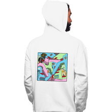 Load image into Gallery viewer, Secret_Shirts Pullover Hoodies, Unisex / Small / White Squid Relativity Staircase