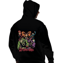 Load image into Gallery viewer, Shirts Zippered Hoodies, Unisex / Small / Black Morgue Stars