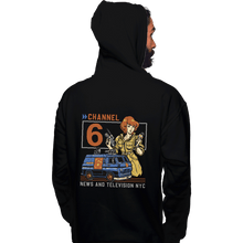 Load image into Gallery viewer, Daily_Deal_Shirts Pullover Hoodies, Unisex / Small / Black Channel 6 News