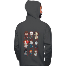 Load image into Gallery viewer, Daily_Deal_Shirts Pullover Hoodies, Unisex / Small / Charcoal Chibi Horror