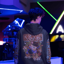 Load image into Gallery viewer, Daily_Deal_Shirts Pullover Hoodies, Unisex / Small / Black Greymon Neon Long Sleeve