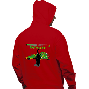 Daily_Deal_Shirts Pullover Hoodies, Unisex / Small / Red Christmas Kombat