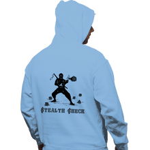 Load image into Gallery viewer, Secret_Shirts Pullover Hoodies, Unisex / Small / Royal Blue Stealth Check