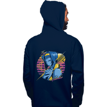 Load image into Gallery viewer, Shirts Zippered Hoodies, Unisex / Small / Navy Valentine
