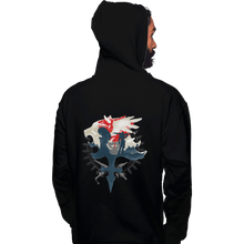 Load image into Gallery viewer, Shirts Pullover Hoodies, Unisex / Small / Black Gunblades and Angels