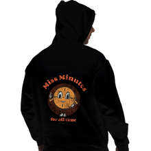 Load image into Gallery viewer, Shirts Pullover Hoodies, Unisex / Small / Black Miss Minutes