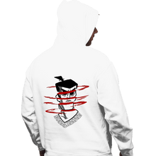 Load image into Gallery viewer, Shirts Pullover Hoodies, Unisex / Small / White Samura Slash
