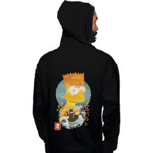 Load image into Gallery viewer, Shirts Zippered Hoodies, Unisex / Small / Black Bart Ukiyoe