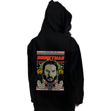 Load image into Gallery viewer, Shirts Pullover Hoodies, Unisex / Small / Black Boogeyman Xmas