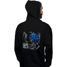 Load image into Gallery viewer, Daily_Deal_Shirts Pullover Hoodies, Unisex / Small / Black Indy And The Dice Of Doom