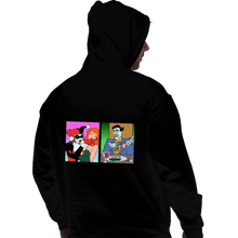 Load image into Gallery viewer, Secret_Shirts Pullover Hoodies, Unisex / Small / Black Quinn Yelling At Joker