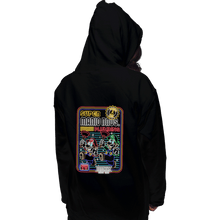 Load image into Gallery viewer, Shirts Pullover Hoodies, Unisex / Small / Black Neon Mario