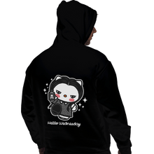 Load image into Gallery viewer, Shirts Zippered Hoodies, Unisex / Small / Black Hello Wednesday