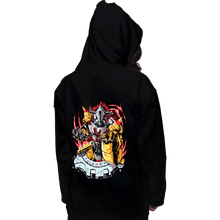 Load image into Gallery viewer, Daily_Deal_Shirts Pullover Hoodies, Unisex / Small / Black Battle War Greymon