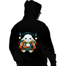 Load image into Gallery viewer, Daily_Deal_Shirts Pullover Hoodies, Unisex / Small / Black White Rabbit Mug
