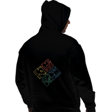 Load image into Gallery viewer, Shirts Zippered Hoodies, Unisex / Small / Black Geometric Hogwarts