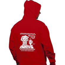 Load image into Gallery viewer, Daily_Deal_Shirts Pullover Hoodies, Unisex / Small / Red Planetary Pizza
