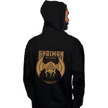Load image into Gallery viewer, Shirts Pullover Hoodies, Unisex / Small / Black Ahriman