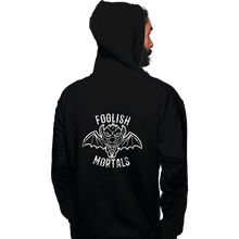 Load image into Gallery viewer, Sold_Out_Shirts Pullover Hoodies, Unisex / Small / Black Foolish Mortals