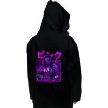 Load image into Gallery viewer, Shirts Pullover Hoodies, Unisex / Small / Black Pink Neon