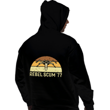 Load image into Gallery viewer, Daily_Deal_Shirts Pullover Hoodies, Unisex / Small / Black Rebel Scumm 77
