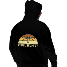 Load image into Gallery viewer, Daily_Deal_Shirts Pullover Hoodies, Unisex / Small / Black Rebel Scumm 77