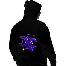 Load image into Gallery viewer, Shirts Pullover Hoodies, Unisex / Small / Black Origami Bats