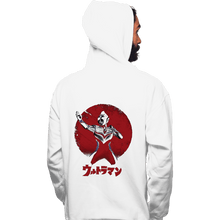 Load image into Gallery viewer, Shirts Pullover Hoodies, Unisex / Small / White Ultra Crusader
