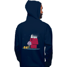 Load image into Gallery viewer, Shirts Pullover Hoodies, Unisex / Small / Navy Snapy