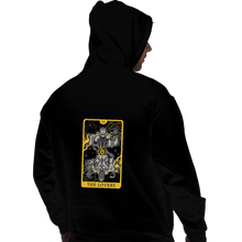 Load image into Gallery viewer, Shirts Pullover Hoodies, Unisex / Small / Black Tarot The Lovers