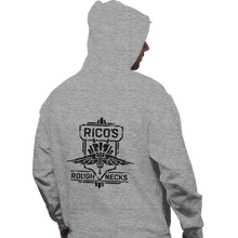 Load image into Gallery viewer, Shirts Pullover Hoodies, Unisex / Small / Sports Grey Starship Troopers Rico's Roughnecks