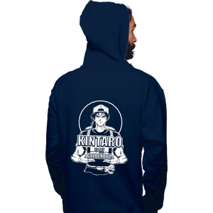 Daily_Deal_Shirts Pullover Hoodies, Unisex / Small / Navy Kintaro Is My Goldenboy