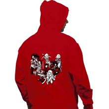 Load image into Gallery viewer, Daily_Deal_Shirts Pullover Hoodies, Unisex / Small / Red Symphonia