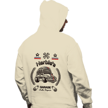 Load image into Gallery viewer, Shirts Pullover Hoodies, Unisex / Small / Sand Herbie's Garage Auto Repair
