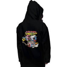 Load image into Gallery viewer, Shirts Pullover Hoodies, Unisex / Small / Black Groovy Fink
