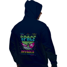 Load image into Gallery viewer, Secret_Shirts Pullover Hoodies, Unisex / Small / Navy Space Invader Zim