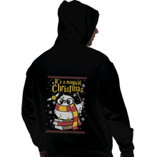 Load image into Gallery viewer, Shirts Pullover Hoodies, Unisex / Small / Black Owl Magic Christmas