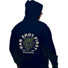 Load image into Gallery viewer, Daily_Deal_Shirts Pullover Hoodies, Unisex / Small / Navy Han Sho7 Firs7