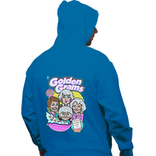 Load image into Gallery viewer, Shirts Pullover Hoodies, Unisex / Small / Sapphire Golden Grams