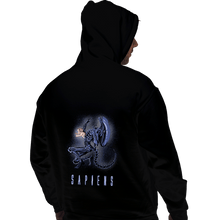 Load image into Gallery viewer, Shirts Pullover Hoodies, Unisex / Small / Black Sapiens