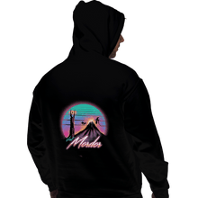 Load image into Gallery viewer, Shirts Zippered Hoodies, Unisex / Small / Black Mordor Wave