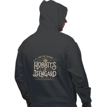 Load image into Gallery viewer, Shirts Pullover Hoodies, Unisex / Small / Charcoal Taking The Hobbits To Isengard