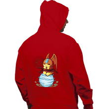 Load image into Gallery viewer, Daily_Deal_Shirts Pullover Hoodies, Unisex / Small / Red Digi Air Bending
